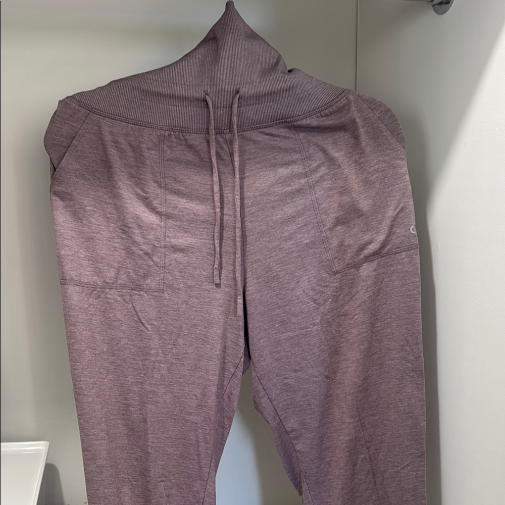 Champion Purple Track Pants Relaxed Fit